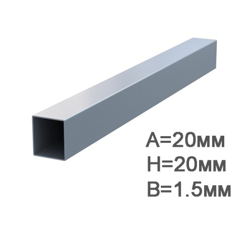 Профильная труба 20х20х1,5мм